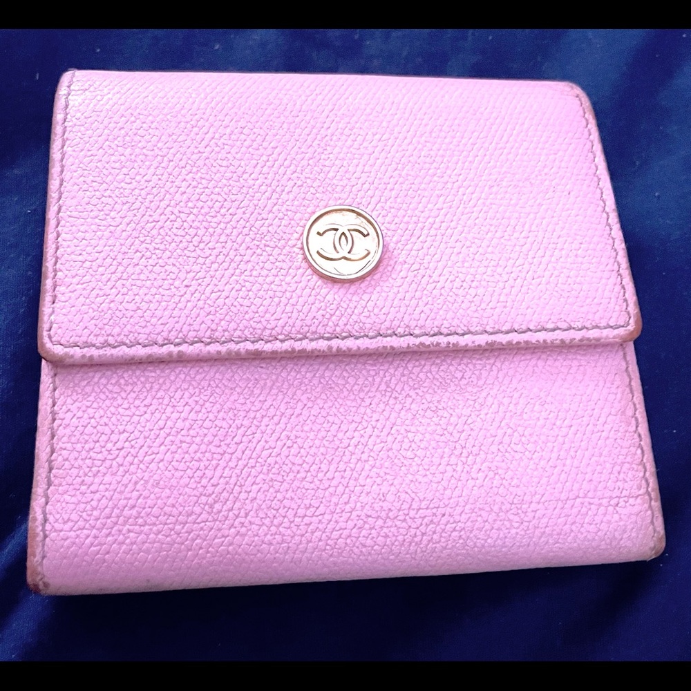 Vintage Authentic Chanel Bifold Wallet